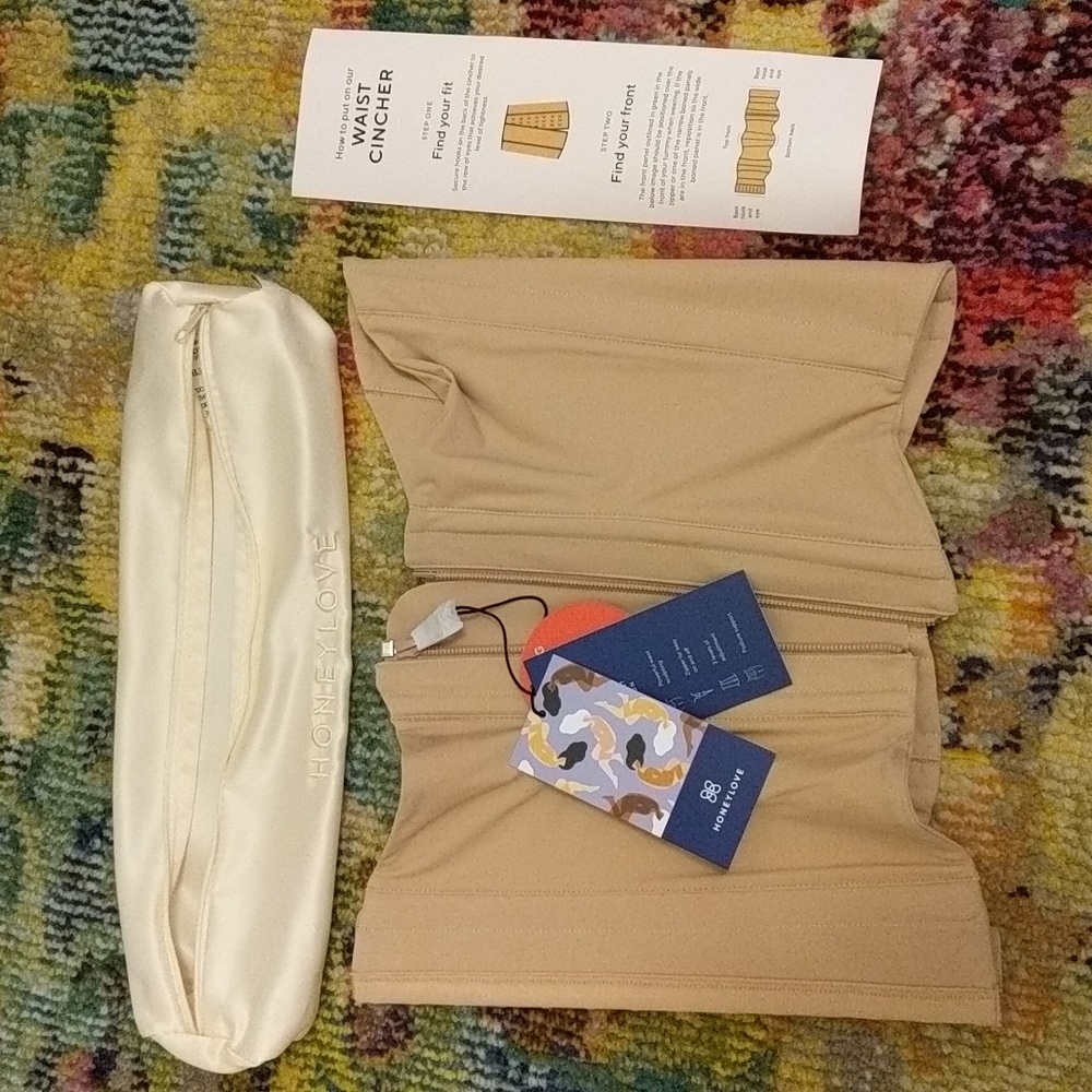 Honeylove Waisthero Cincher, size S, sand
